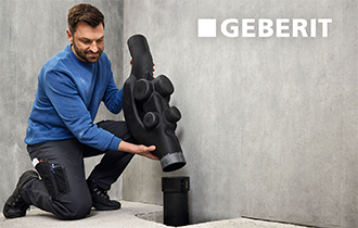 Geberit Silent-db20 Sovent SuperTube: Bespaar ruimte, tijd en geld